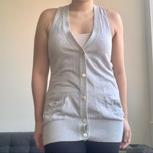 Armani Exchange Grey Sweater Vest